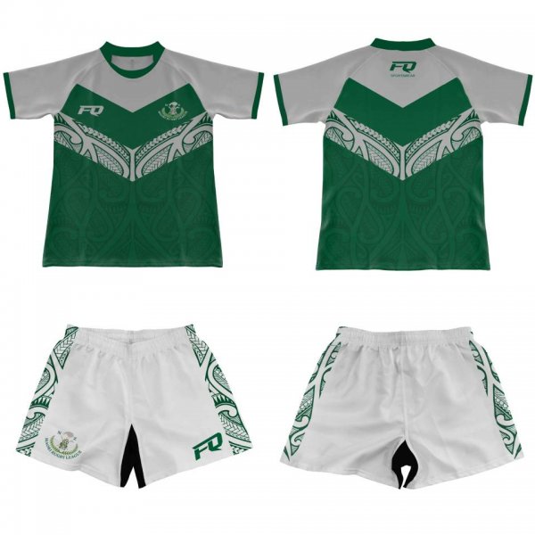 FQ Custom NZ AU Rugby League Uniform Maori Aborigines Rugby Football Wear Jersey Shirt New Design League Uniforms Customized